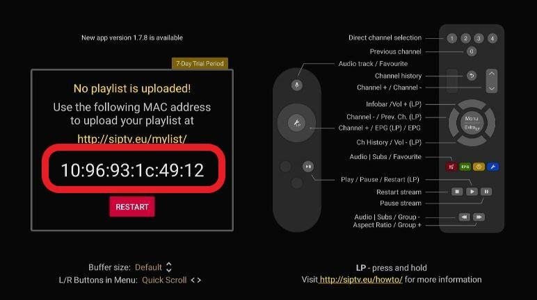 iptv smart mac adress